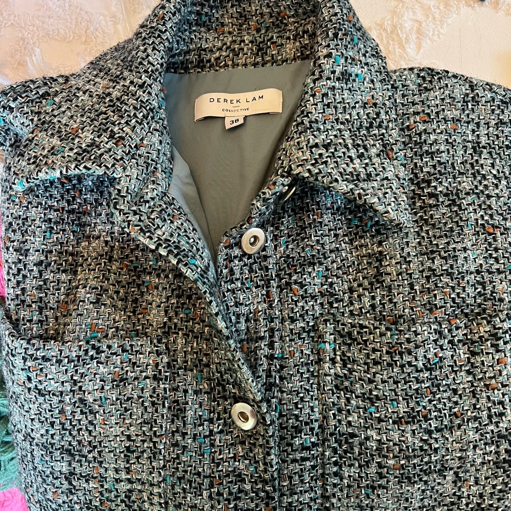 Sz 38 NWOT Derek Lam Tweed Jacket - Picture 7 of 7